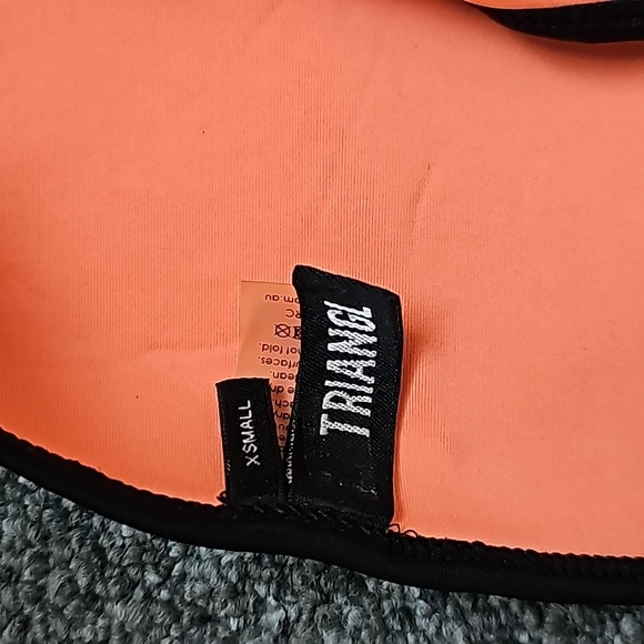 Triangl Swim Bikini Bottoms size XSmall,green+pink - Picture 3 of 3